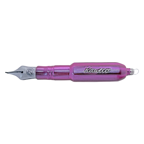 KAWECO CHRISTMAS DECORATION GLASS PEN - PURPLE