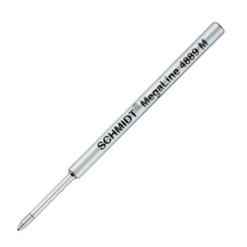 SCHMIDT MEGALINE PRESSURISED BALLPOINT REFILLS - 4889 - BLACK - MEDIUM - PACK OF 125