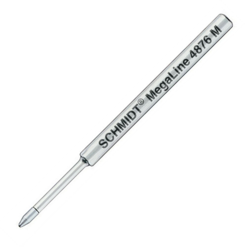 SCHMIDT MEGALINE PRESSURISED BALLPOINT REFILLS - 4876 - BLACK - MEDIUM - PACK OF 150