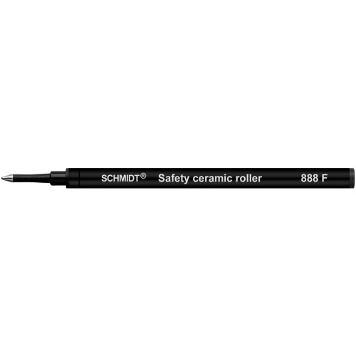 SCHMIDT CERAMIC ROLLERBALL REFILLS - 888 - BLACK - FINE - PACK OF 500