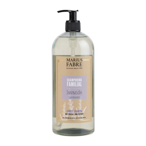 Marius Fabre Family Size Shampoo 1 Litre - Lavender - Bien Etre (Pack of 6)