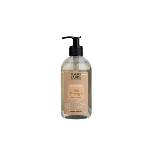 Marius Fabre Liquid Marseille Soap With Copra Oil 400ml - Orange Blossom - Bien Etre (Pack of 6)