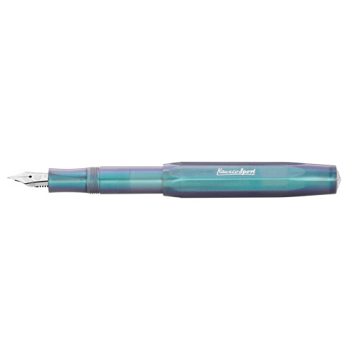 KAWECO LUNAR SPORT FOUNTAIN PEN - SHADOW BLUE - M