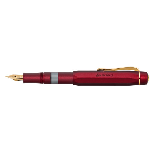 Kaweco PISTON SPORT AL Starter Set Bordeaux/Gold M