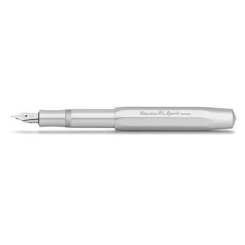 KAWECO AL SPORT FOUNTAIN PEN - SILVER - M