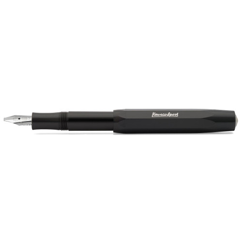 KAWECO SKYLINE SPORT FOUNTAIN PEN - BLACK - 1.9MM CALLIGRAPHY NIB