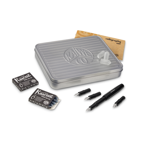 KAWECO SKYLINE SPORT CALLIGRAPHY SET - BLACK - LARGE