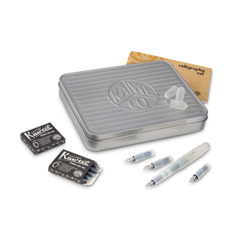 KAWECO FROSTED SPORT CALLIGRAPHY SET - NATURAL COCONUT - LARGE