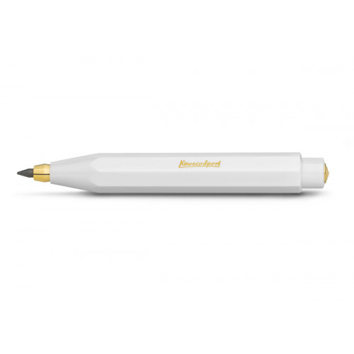 KAWECO CLASSIC SPORT PENCIL 3.2MM LEAD -  WHITE