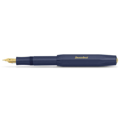 KAWECO CLASSIC SPORT FOUNTAIN PEN - NAVY - M