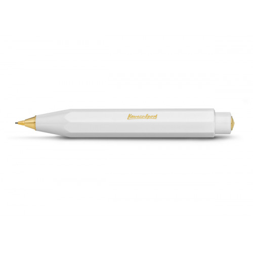 KAWECO CLASSIC SPORT PENCIL 0.7MM LEAD - WHITE