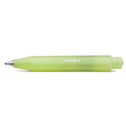 KAWECO FROSTED SPORT BALLPOINT PEN FINE LIME