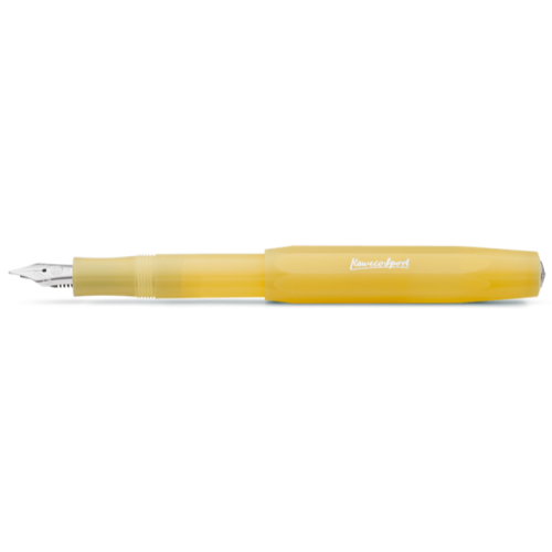 KAWECO FROSTED SPORT FOUNTAIN PEN - SWEET BANANA