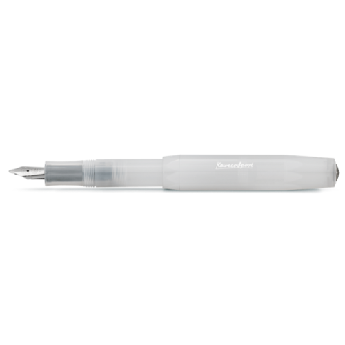 KAWECO FROSTED SPORT CALLIGRAPHY FOUNTAIN PEN - NATURAL COCONUT - 1.1MM