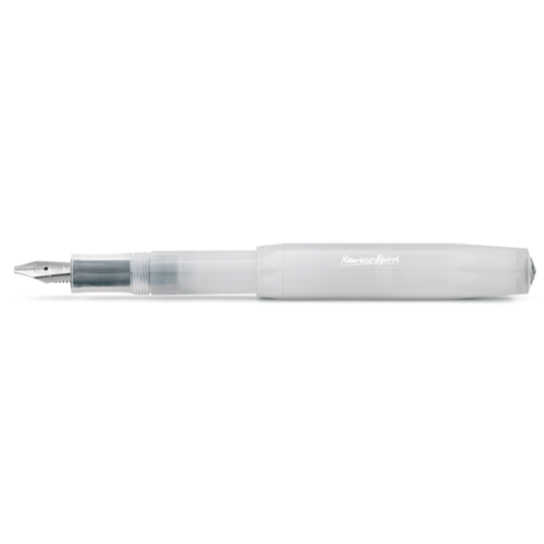 KAWECO FROSTED SPORT CALLIGRAPHY FOUNTAIN PEN - NATURAL COCONUT - 1.9MM