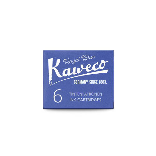 KAWECO INK CARTRIDGES - PACK OF 6 - ROYAL BLUE