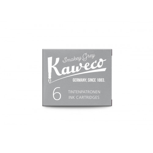 KAWECO INK CARTRIDGES - PACK OF 6 - SMOKEY GREY