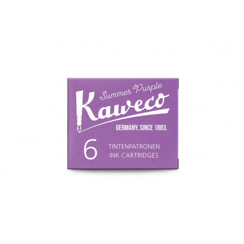 KAWECO INK CARTRIDGES - PACK OF 6 - SUMMER PURPLE
