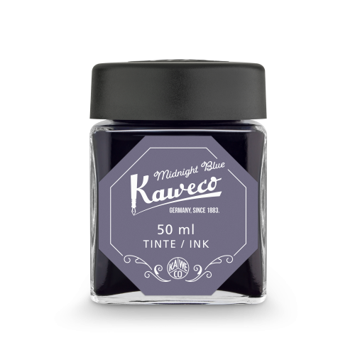 KAWECO BOTTLED INK - 50ml - MIDNIGHT BLUE