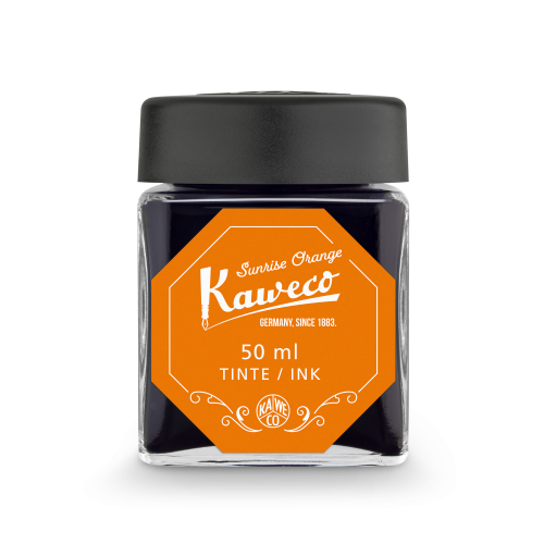 KAWECO BOTTLED INK - 50ml - SUNRISE ORANGE