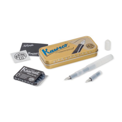 KAWECO FROSTED SPORT CALLIGRAPHY SET - NATURAL COCONUT - MINI