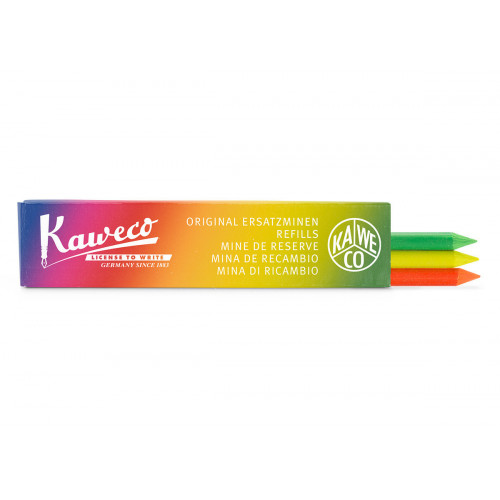 KAWECO HIGHLIGHTER LEADS 5.6MM - GREEN, ORANGE & YELLOW