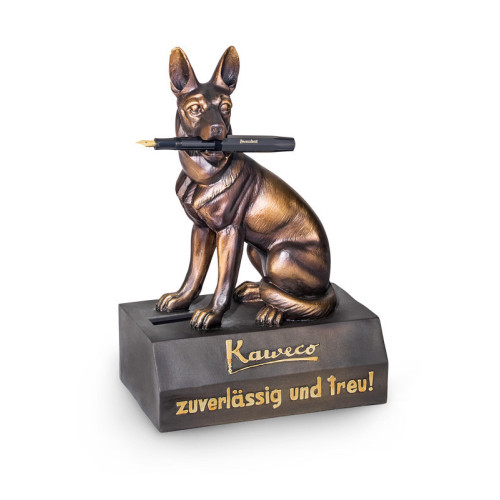 KAWECO GERMAN SHEPHERD PEN HOLDER & MONEY BOX