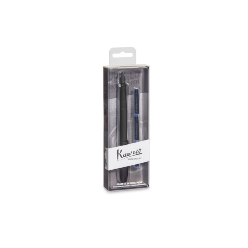 KAWECO PERKEO FOUNTAIN PEN PACK - ALL BLACK