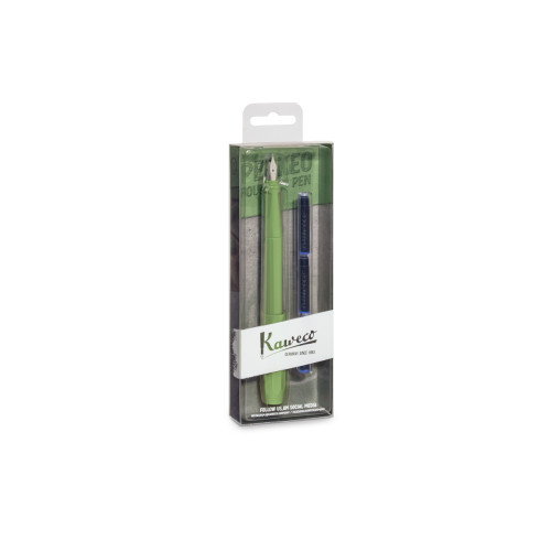 KAWECO PERKEO FOUNTAIN PEN PACK - JUNGLE GREEN