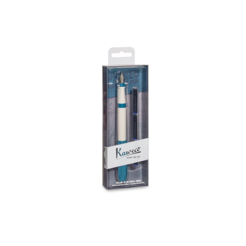KAWECO PERKEO FOUNTAIN PEN PACK - OLD CHAMBRAY - M