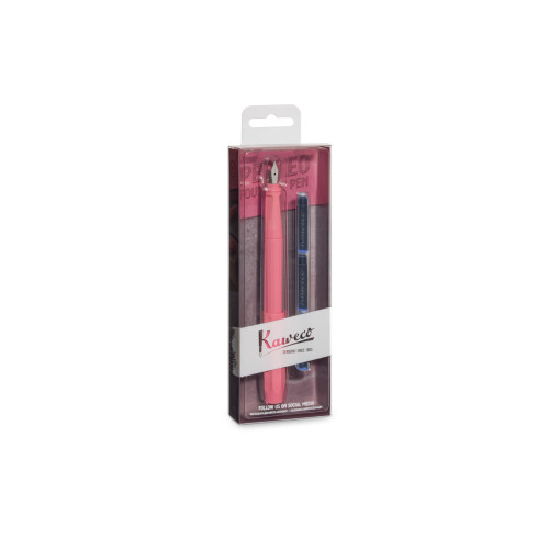KAWECO PERKEO FOUNTAIN PEN PACK - PEONY BLOSSOM - M