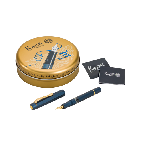 Kaweco PISTON SPORT AL Solo Navy/Gold M