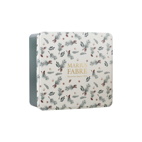 Marius Fabre Christmas metal box (Pack of 4)