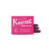 KAWECO INK CARTRIDGES - PACK OF 6 - RUBY RED