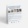 Marius Fabre A5 POS Display - Table Tent - Story of Marius Fabre/Marseille Soap Production